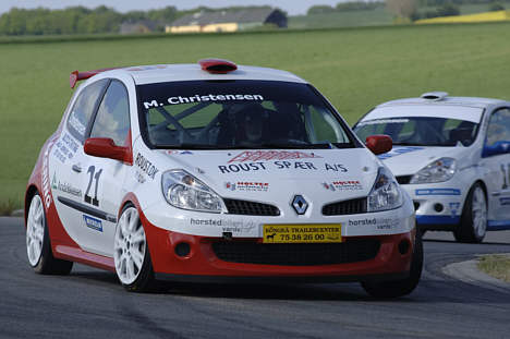 Michael Christensen er begejstret for udfordringerne i Renault Clio Cup, selv om han har to Danmarksmesterskaber i rallycross med i bagagen.